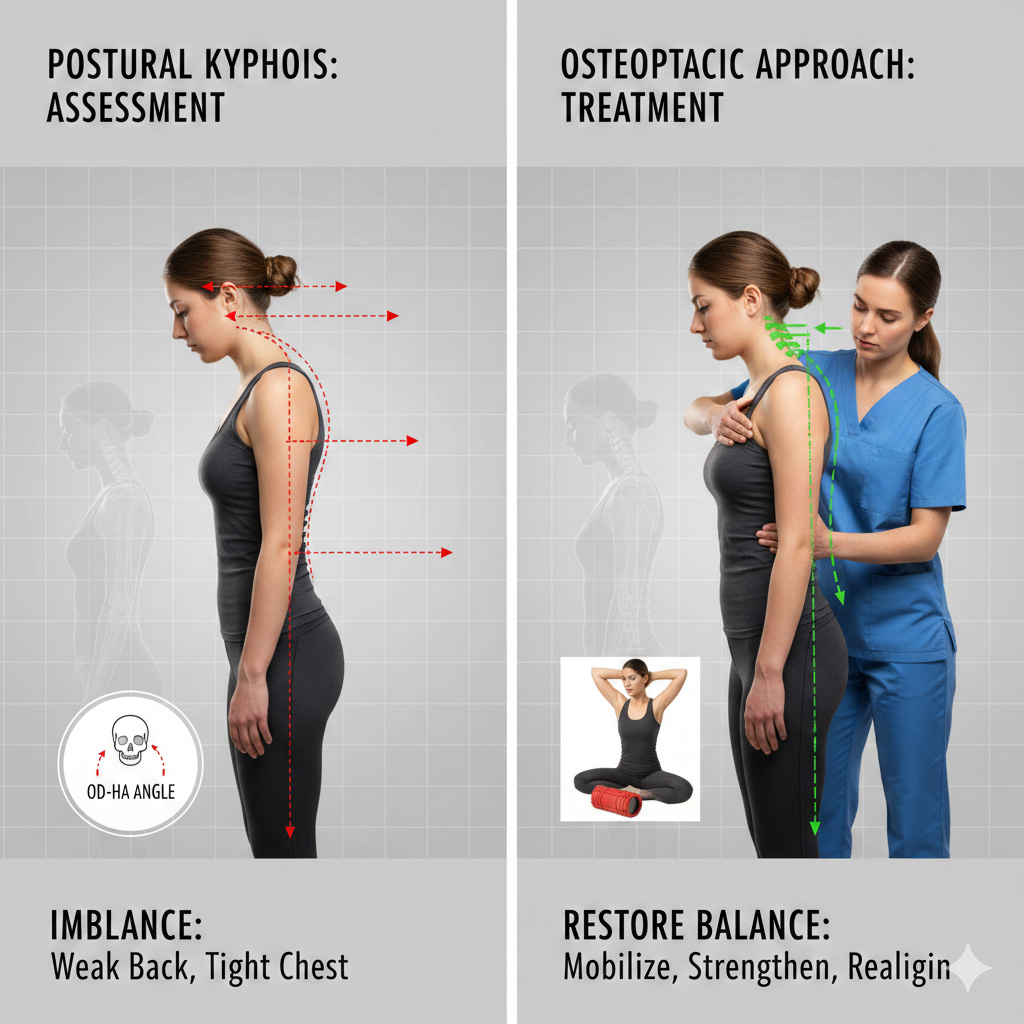 Postural kyphosis osteopath