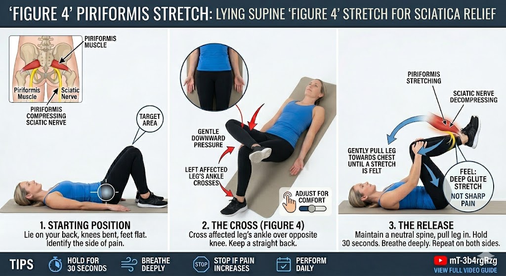 Figure 4 piriformis stretch