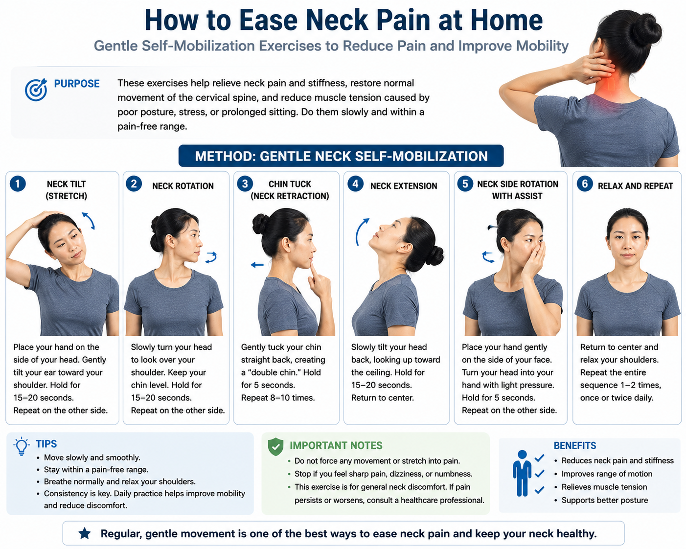 How to Ease Neck Pain at Home
